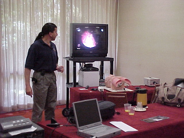 Man doing a presentation
