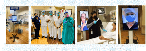 Collage of hospital workers
